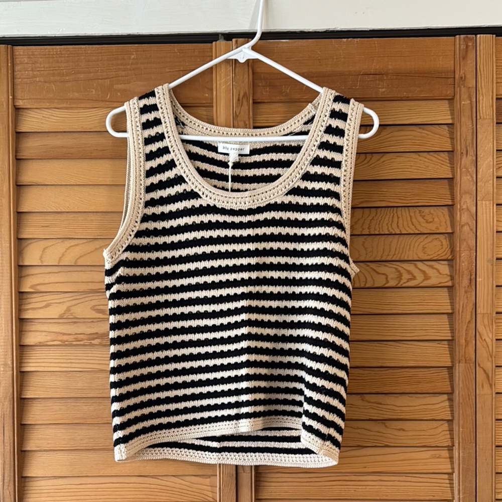 NWT Crochet Tank Top